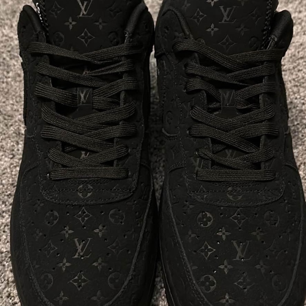 Louis Vuitton Black Monogram Sneakers
